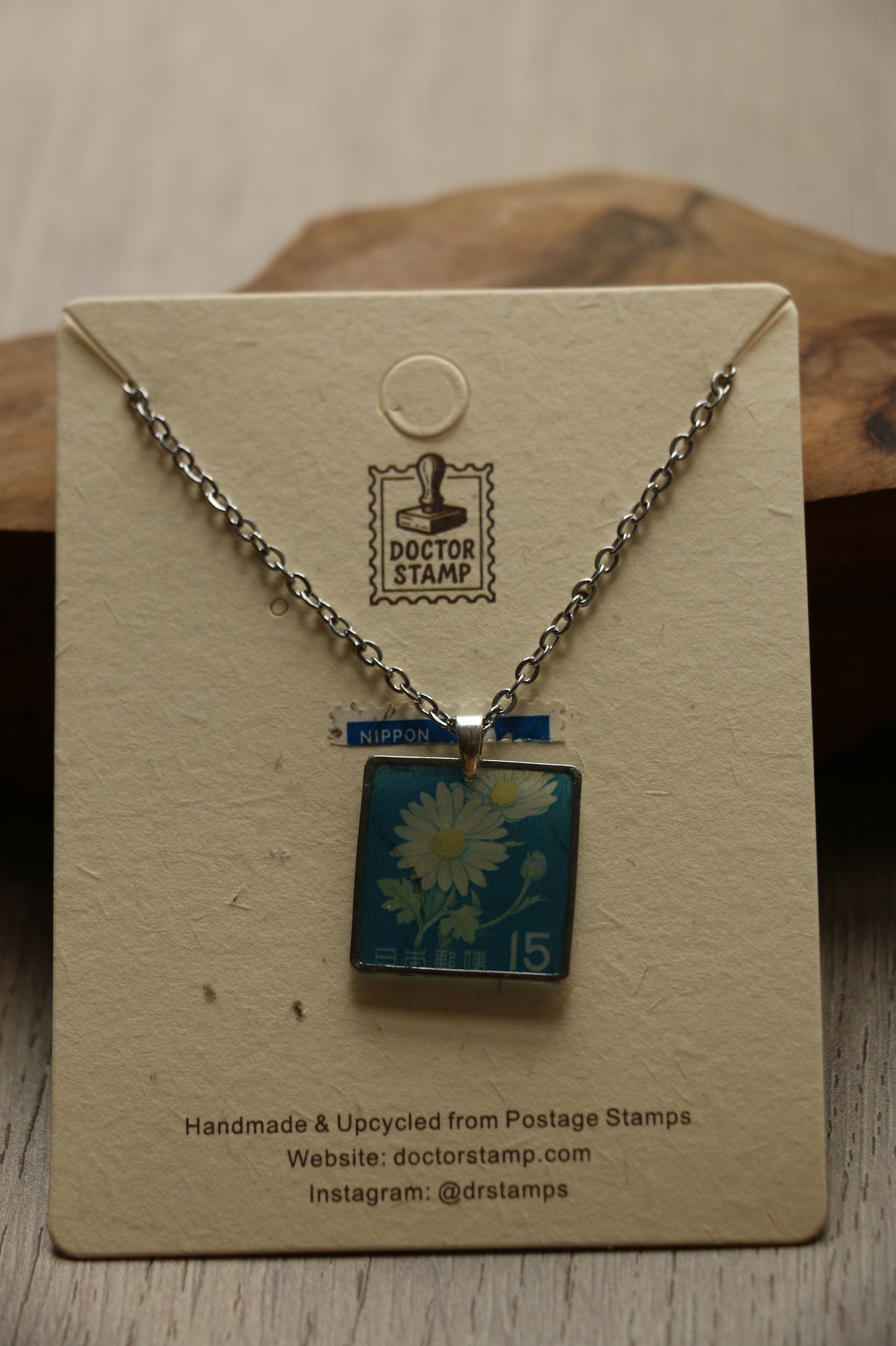 Flower Stamp Necklace
