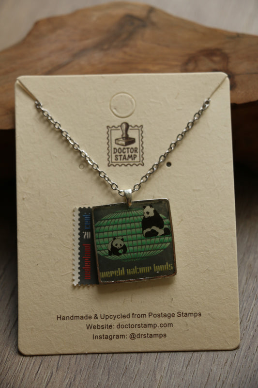 Pandas Stamp Necklace