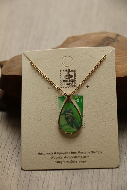 Bird Stamp Necklace