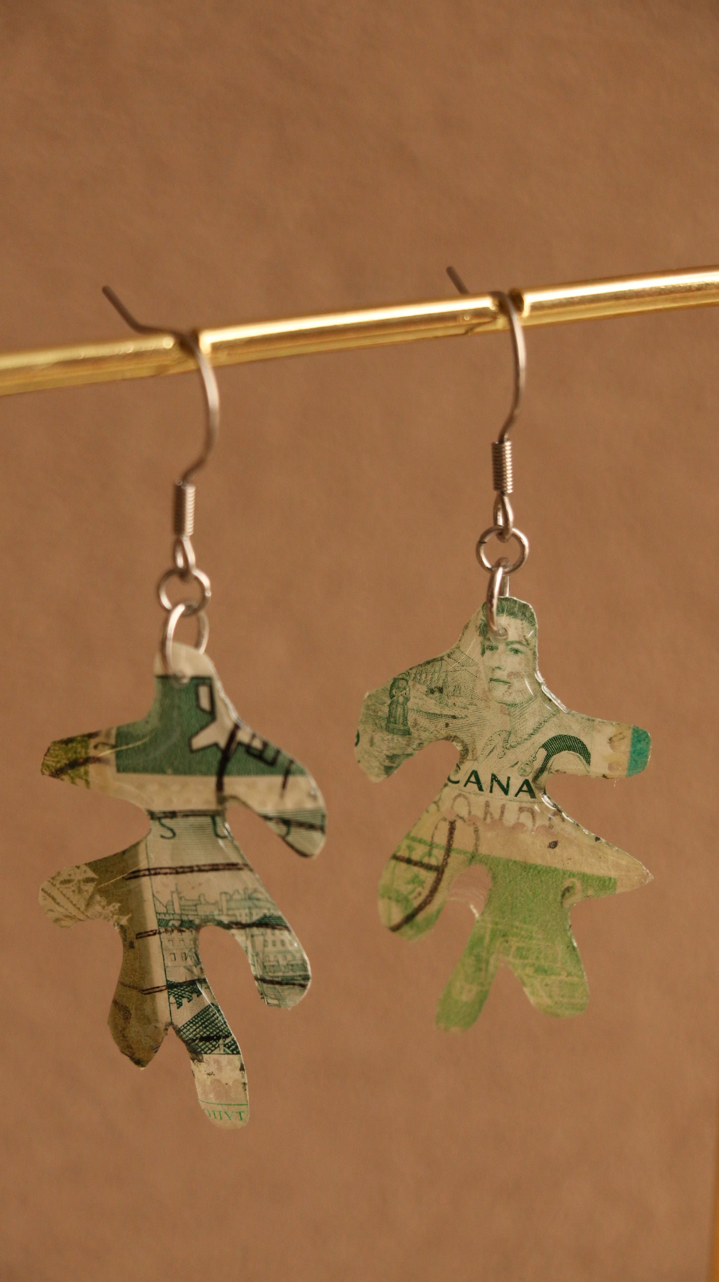 Postage Stamp Earrings