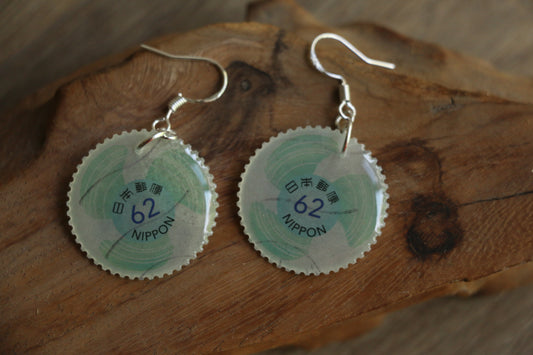 Fan Stamp Earrings