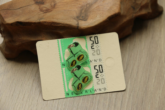 Netherlands Scale Stamp Stud Earrings