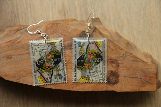 Poker Stamp Earrings